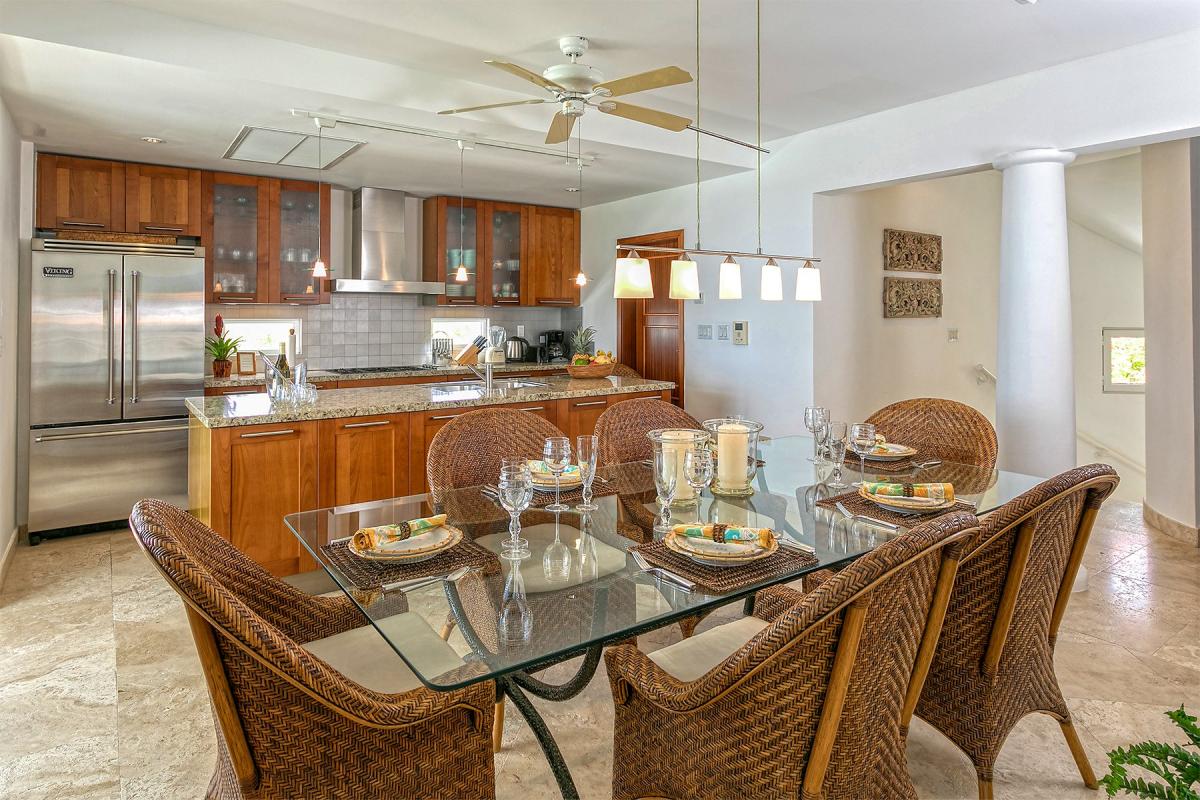 Villa Rental St Martin - Dining area